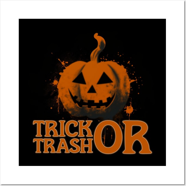 Trick-or-trash Wall Art by Pixy Official